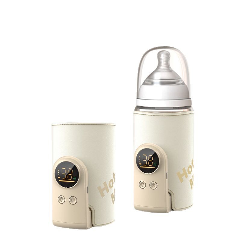 Power storage bottle thermos universal wireless hot milk warmer night milk out warmer constant temperature heating milk regulator