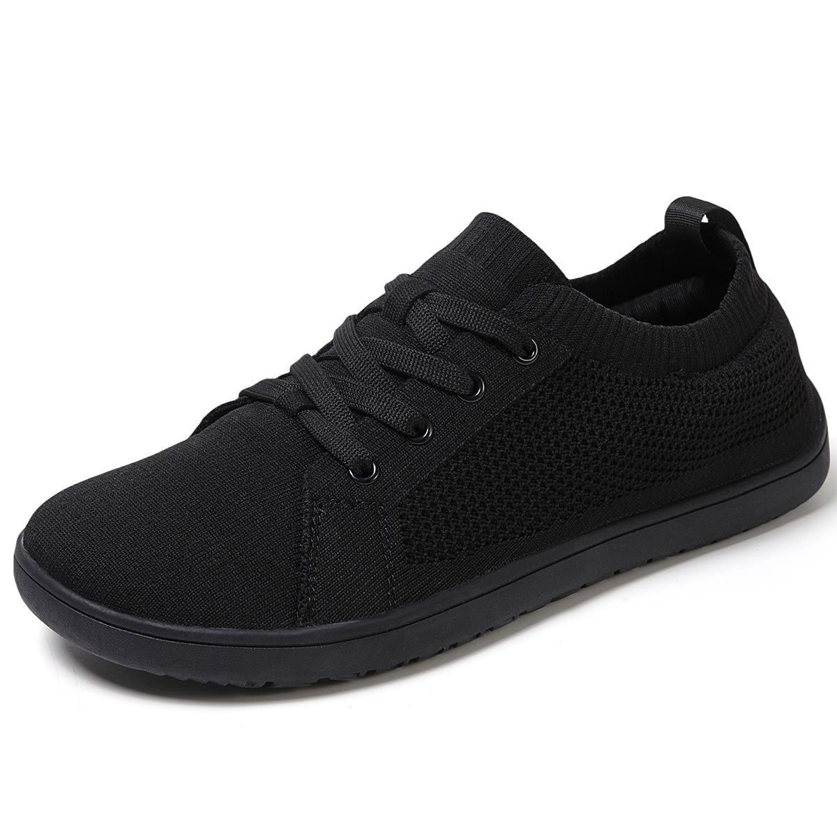 Amazon Wide Last Barefoot Shoes Wide Sole Comprehensive Training Squat Hard Pull Shoes Men's and Women's Flying Weaving plus size Sports Wide Shoes