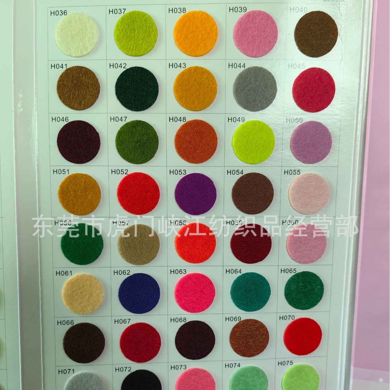 Dongguan spot color 1mm non-woven halberd flannel needle cotton soft and hard Hot pressed cloth felt cloth 100 multi-color goods