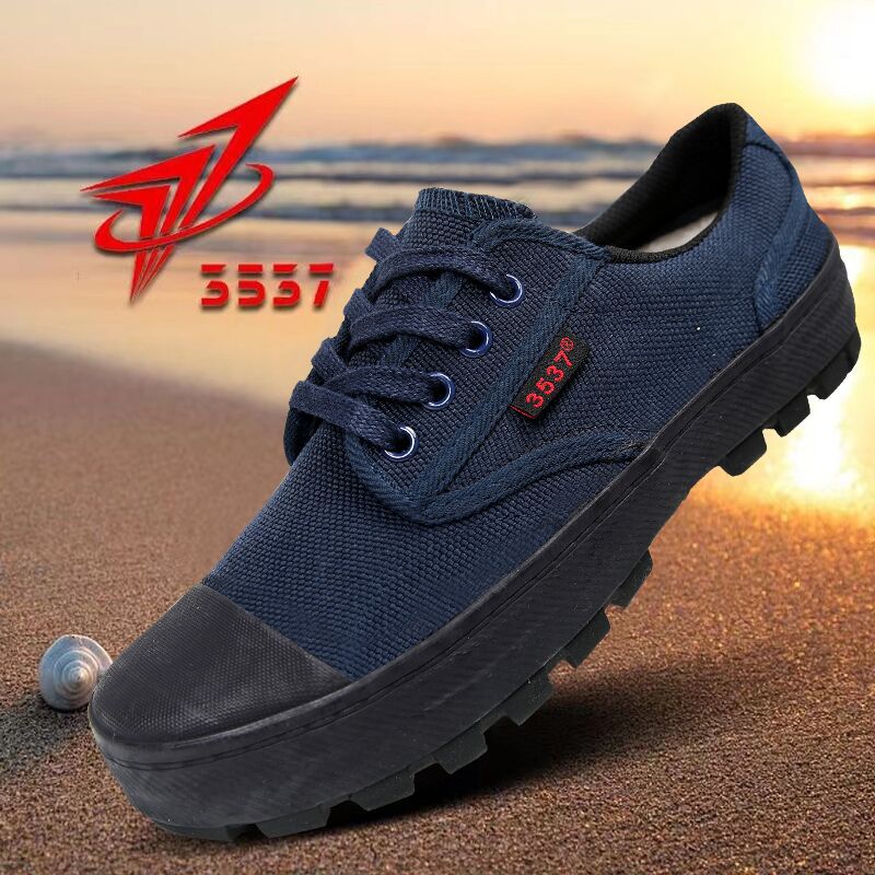 Обувь Jihua 3537 оригинальные низкие мужские и женские защитные рабочие туфли для мигрантов, износостойкие рабочие резиновые туфли, туристические обувь