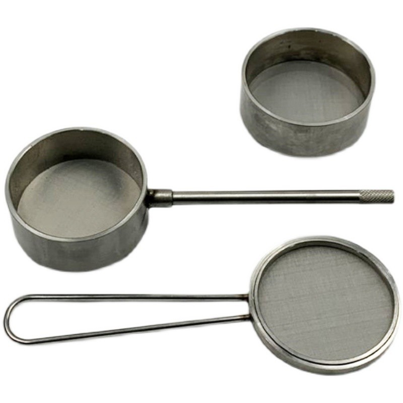 5cm Diameter Small Sieve 304 Stainless Steel Cell Sieve with Handle Filter Sieve Experimental Sieve 60-400 Mesh