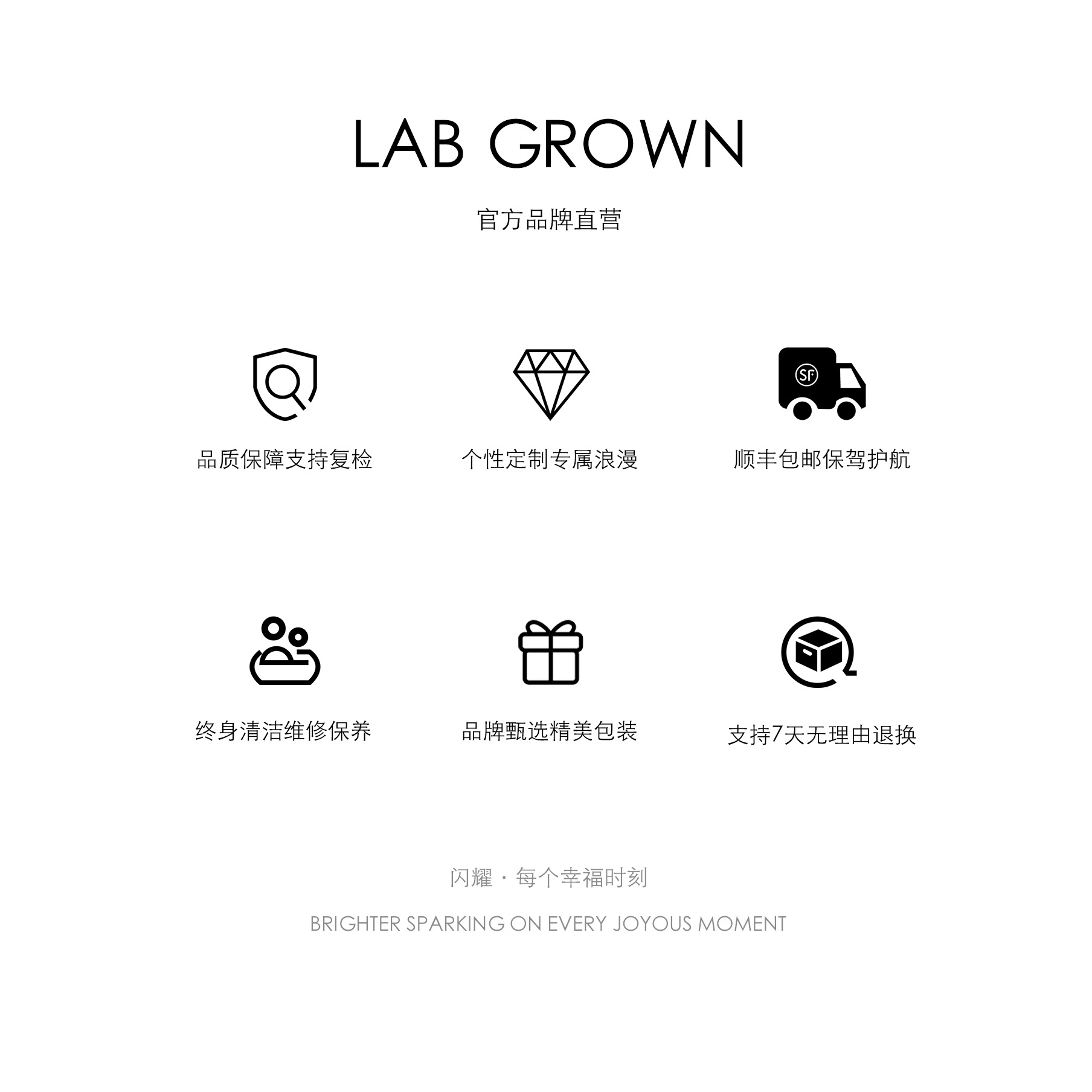 IGI Henan Cultivate Diamond 18k Gold Eight Heart Eight Arrows Carat Women's Ring Proposal Engagement Diamond Ring Light Luxury Fashion Trend