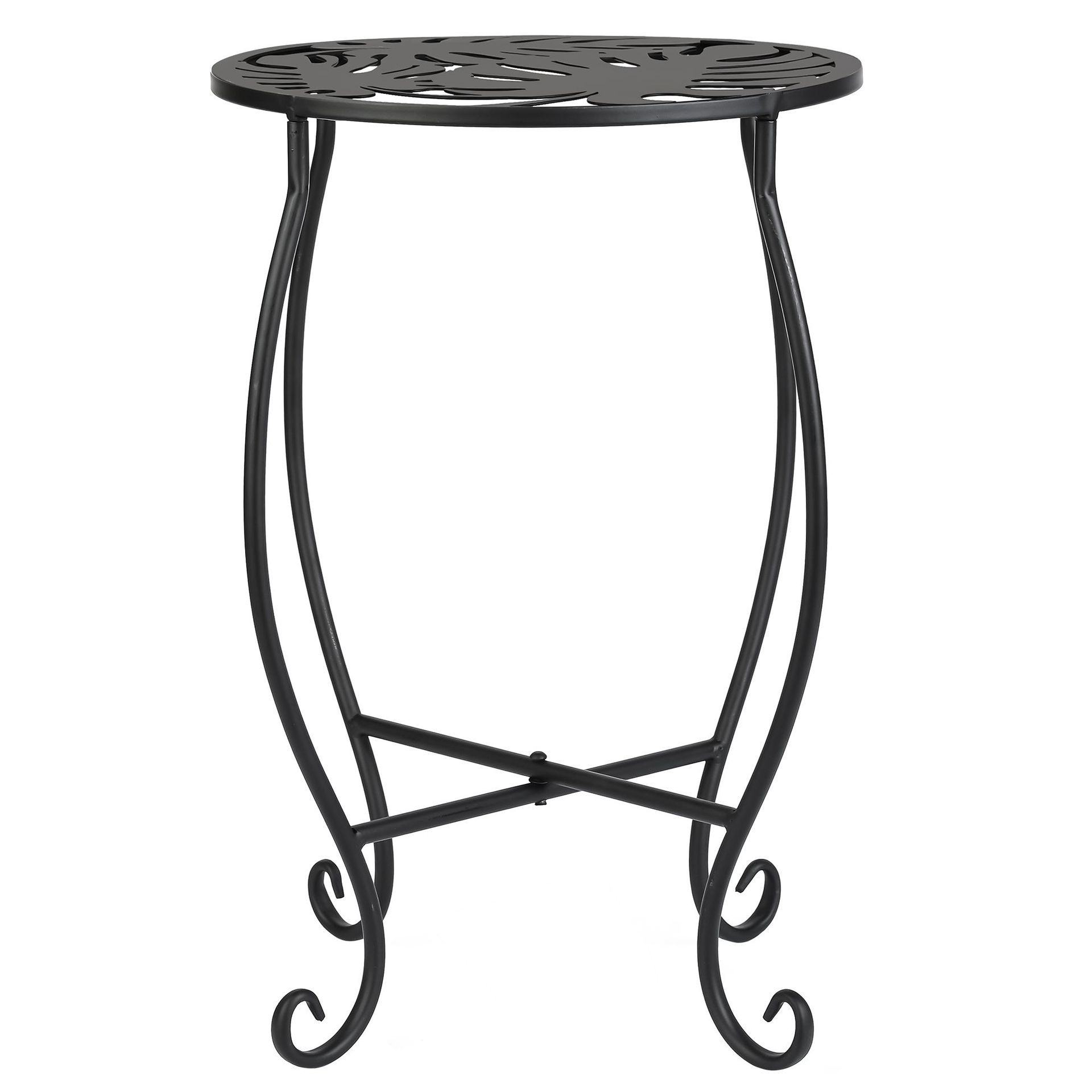 Monstera iron flower stand green radish single layer simple succulent living room indoor office balcony space-saving flower stand