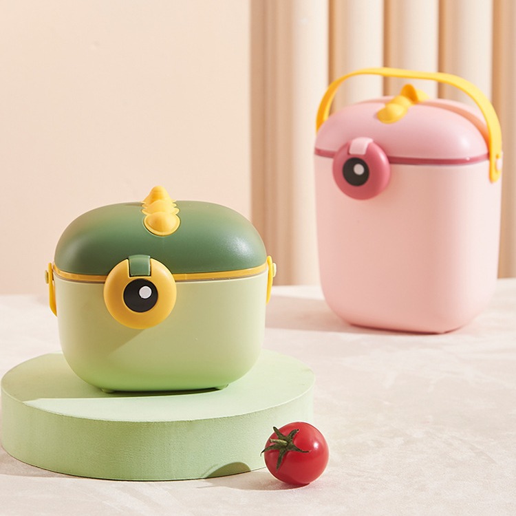 Коробка для молочной смеси в виде динозавра, портативная, с высоким цветовым значением