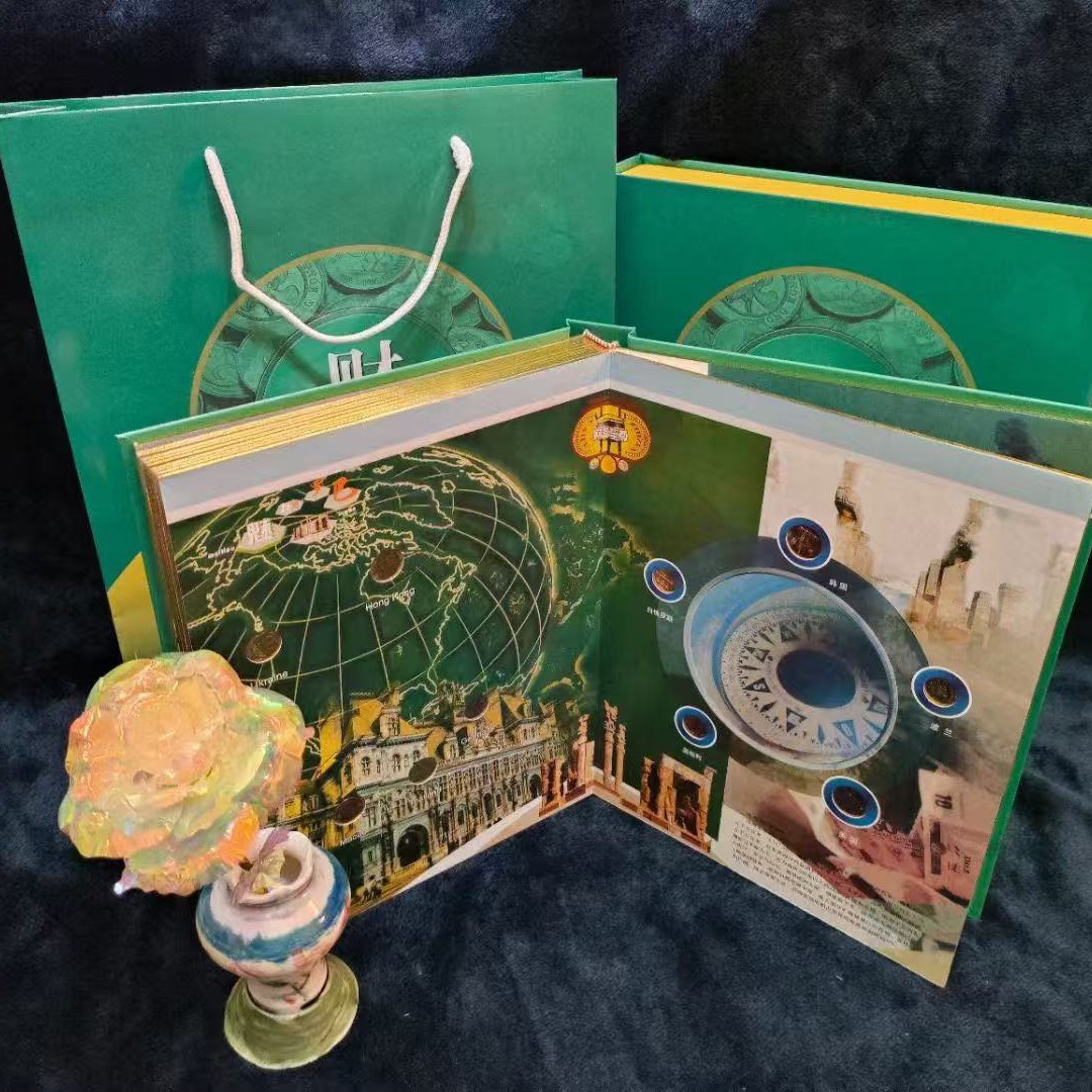 Wealth Supreme 58 Foreign Currency Album Coin Album Foreign Stamps Coins Banknotes Collection Album