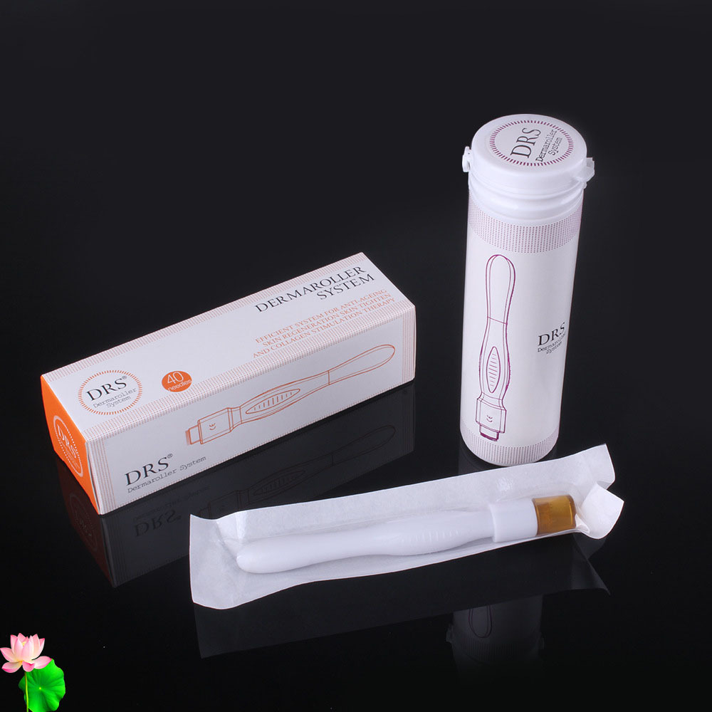 DRS40 Seal Micro-needle Beauty Stamp Press Partial Scalp Medicine Hair Growth Needle Roller Acupuncture Needle Skin