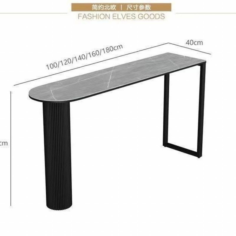 Slate Bar Table Home Simple Island Table Dining Table Living Room Balcony Partition Cabinet Wall Kitchen High Stool Supply