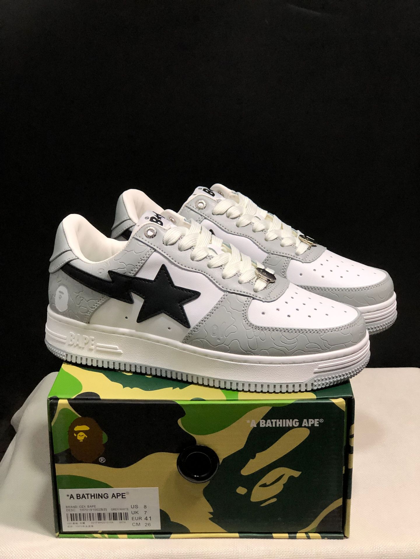 Cross-border BAPEGOOSE ASK8 Camouflage Suede Street Trend vibe Couple Low Hugh 2025