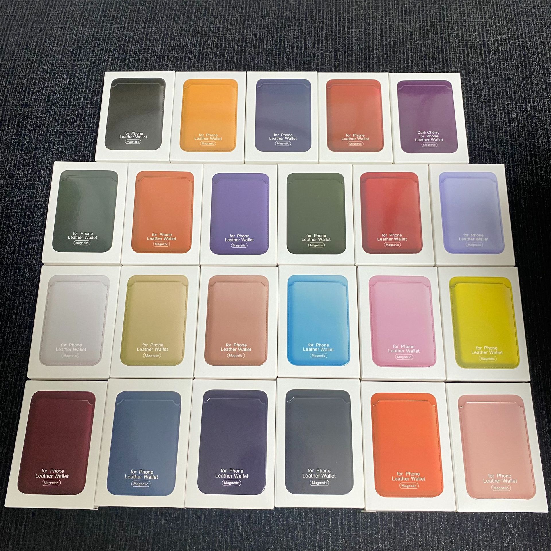 For Apple 14 iPhone15 MagSafe Wallet Magnetic Card Case Leather PU Strong Magnetic Card Case Card Case