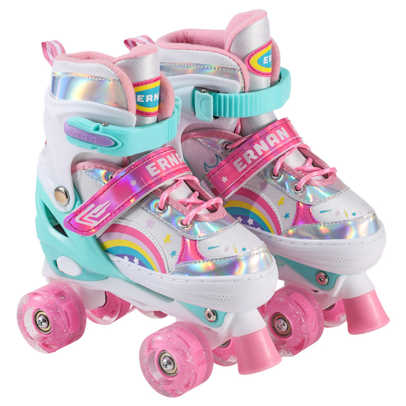 Cross Border Skates Adult Adult Roller Skates Skating Children Full suit Double Row Roller Skates Beginners Men and Women
