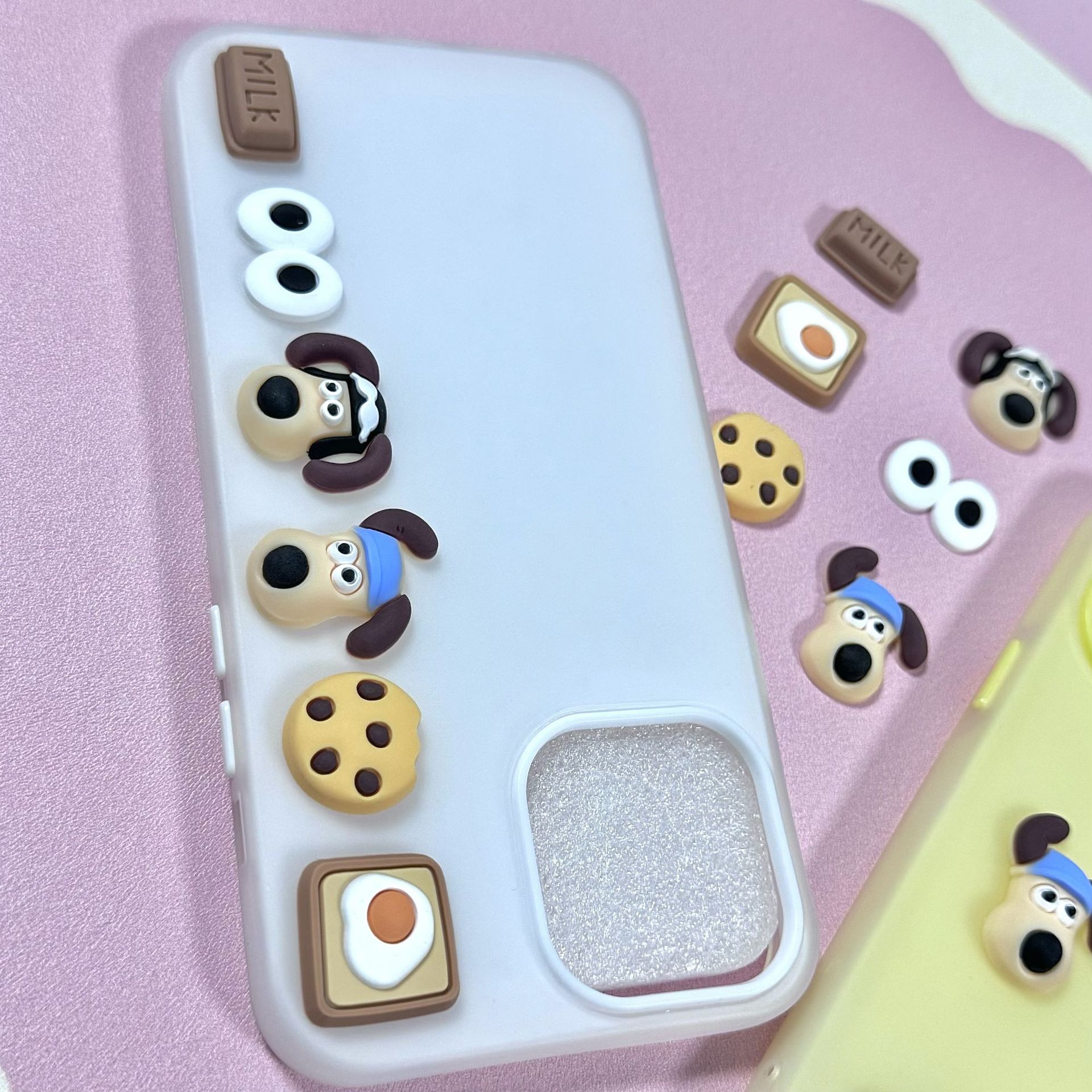 Handdog PVC soft rubber jewelry accessories mobile phone case accessories shoe flower shoe buckle DIY soft rubber stickers factory in stock products