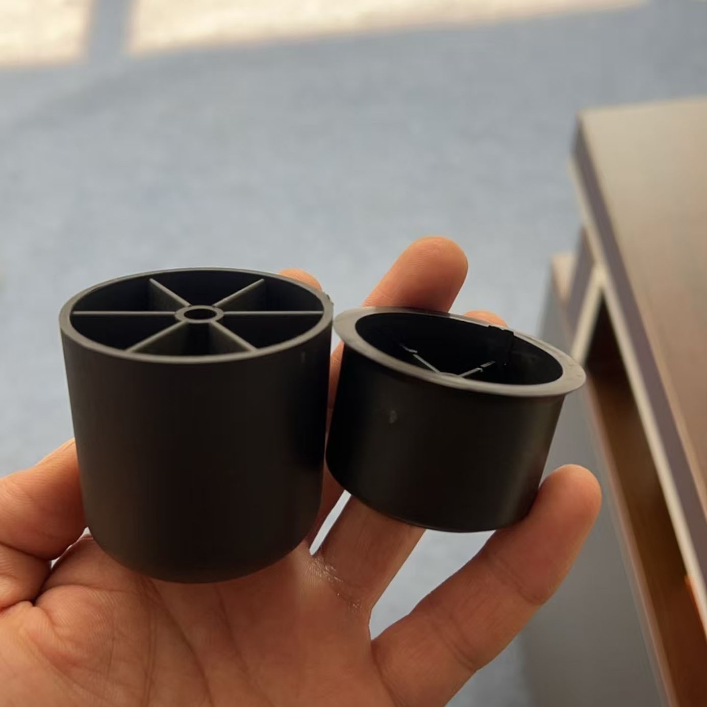 Pp Polypropylene Recycled Particles Toughened High Gloss High Melt Fat Black Pp Plastic Shell