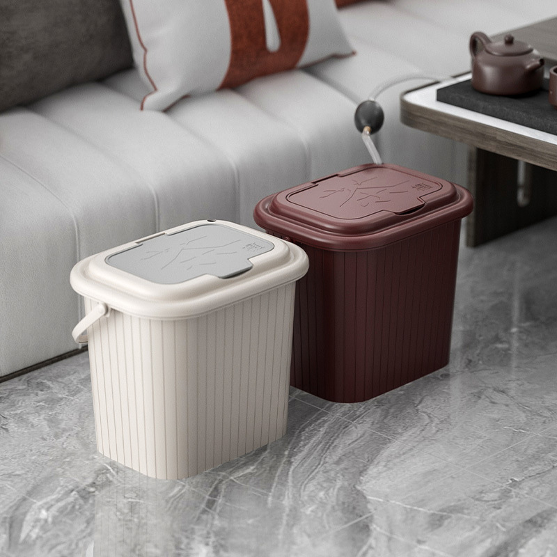 Tea bucket tea residue separation filter drainage bucket tea ceremony tea table garbage bin kung fu tea set accessories household waste bucket
