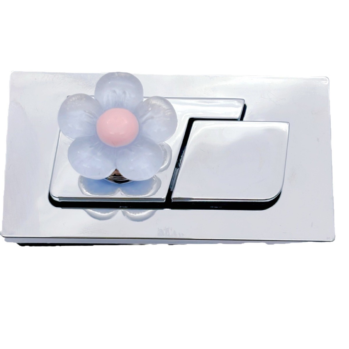 Cute flower toilet button nail art special toilet water tank switch button universal toilet press wholesale