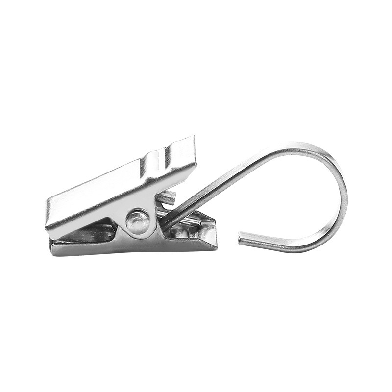 Curtain Clip Buckle 430 Stainless Steel Clip Hook Accessories Strong Shower Curtain Clip Load-bearing Thickened Old-fashioned Curtain