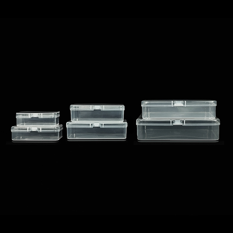 Transparent plastic packaging box hardware tools sample display box parts packaging box accessories Finishing Card storage box