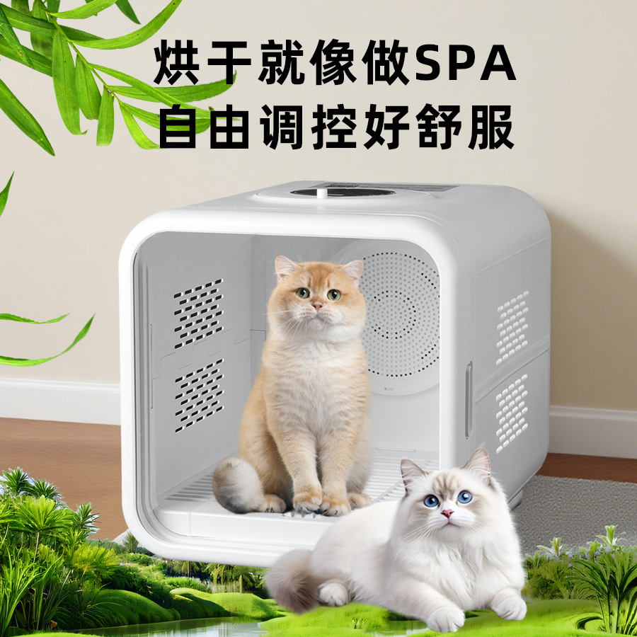 Pet Dryer Cat Drying Box Household Quiet Cat and Dog Small Hair Blow Water Machine Pet Drying Box