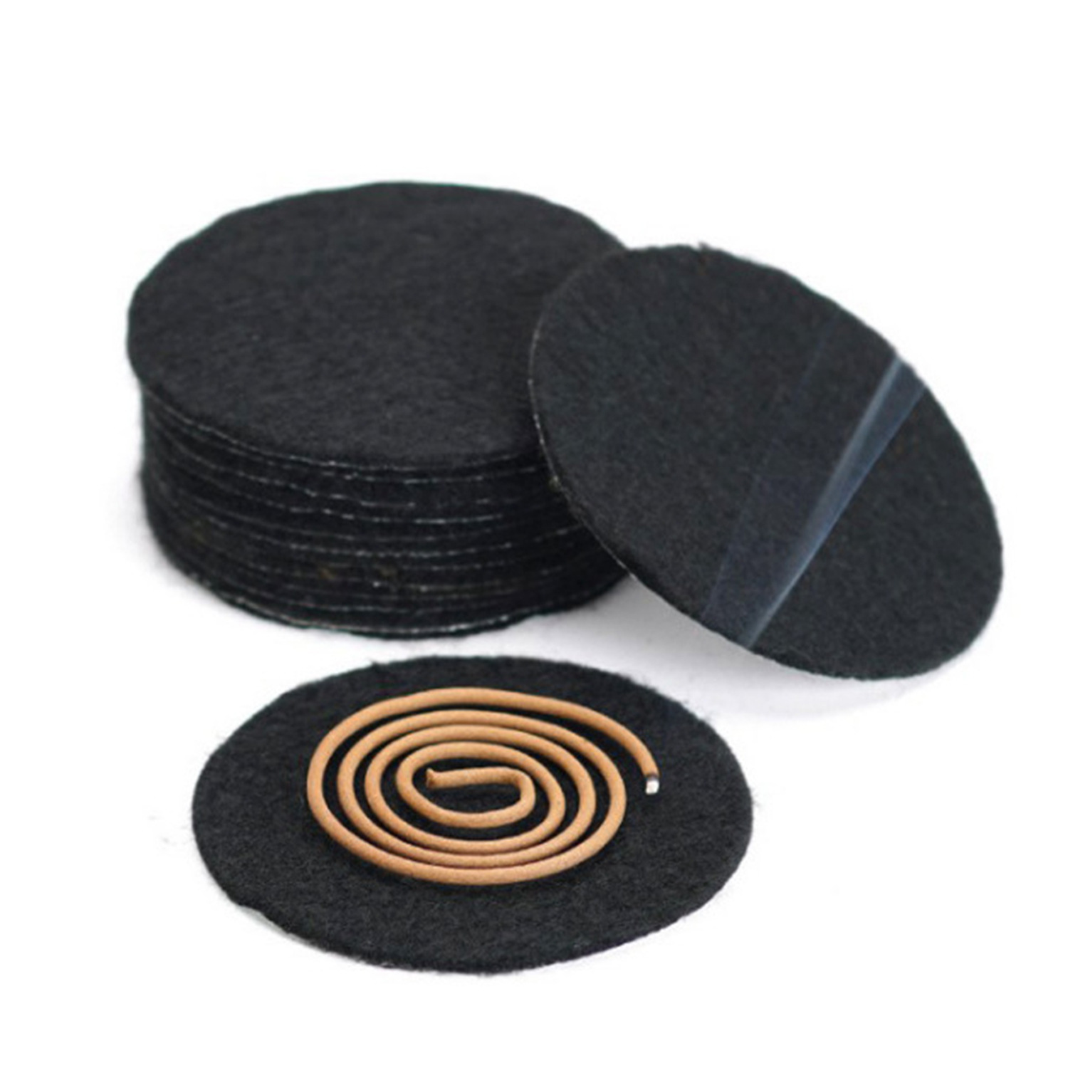 Spot Aluminum Foil Fireproof Cotton Incense Burner Flame Retardant Pad Insulation Cotton Carbon Fiber Fireproof Cotton Aromatherapy Box Long Incense Print