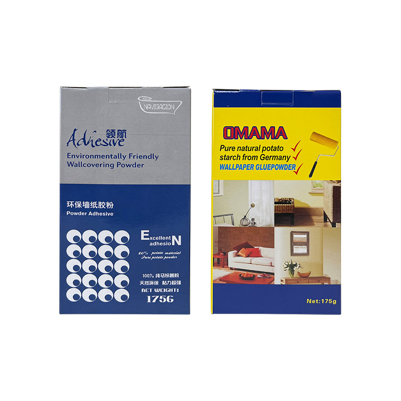 Household Wallpaper Glue Powder Wall Cloth Glutinous Rice Glue Wallpaper Broken Repair Subsidy Wallpaper Glue Powder Base Film Free Glutinous Rice Glue