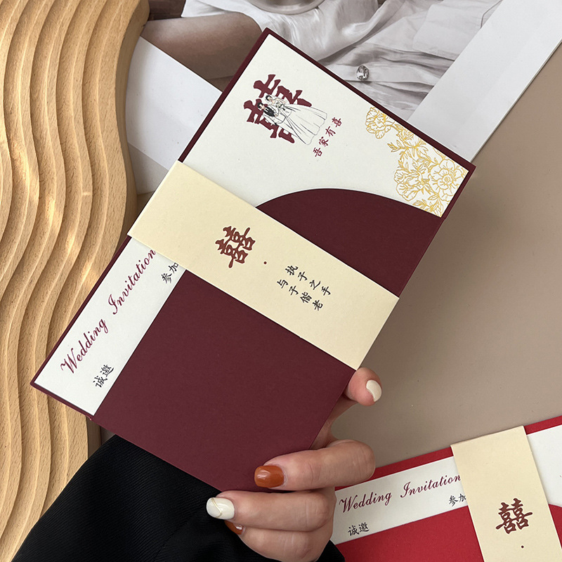 Свадебное приглашение с высоким уровнем восприятия, новое свадебное приглашение 2025, нишевая бумага