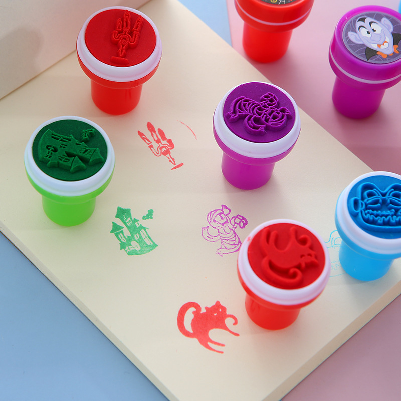 Halloween Stamps Children's Toy Stamps Holiday Creative Stamps Wholesale