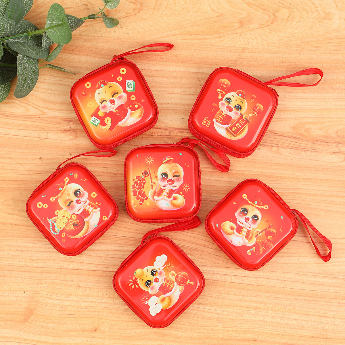 Holiday Gift Children's Coin Purse Year of the Snake Mascot Gift Primary School Student Prize Kindergarten Birthday Souvenir