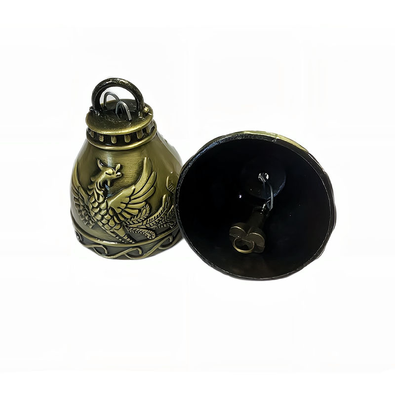 Antique retro wind chime car pendant Bell key bag decoration creative metal scenic tourism gift