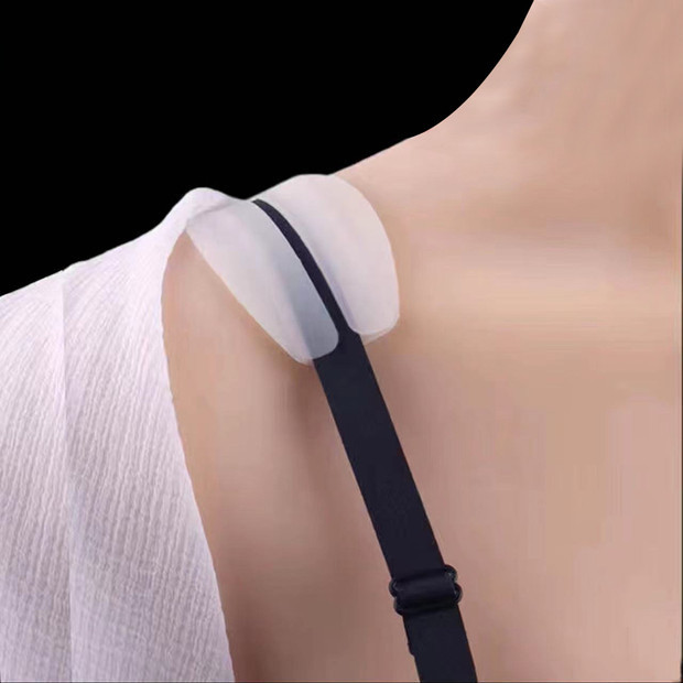 Silicone shoulder pad bra underwear invisible non-slip holder prevent shoulder strap from slipping seamless decompression anti-slip shoulder artifact