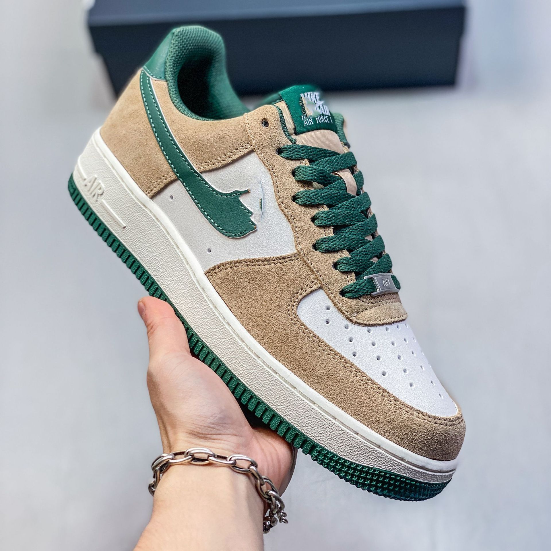 Pure Original What the La Joint Mandarin Duck Air Force One Versatile Casual Sports Sneakers for Men and Women Af1 Trendy Shoes