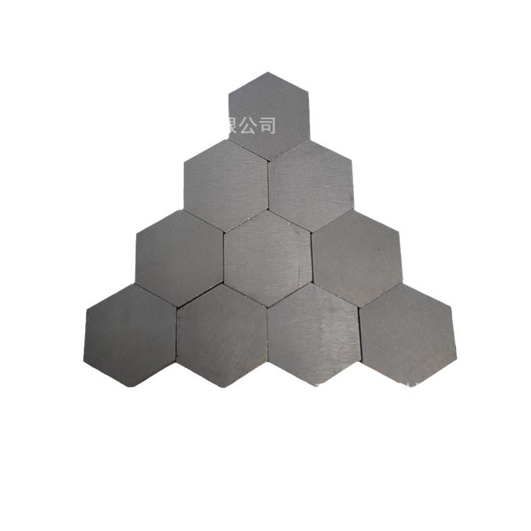 Hot-pressed Boron Carbide Hexagonal Ceramic Sheet Combined Type Bulletproof Ceramic Armor Splicing Structure