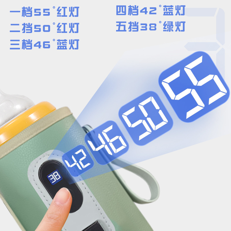 Baby Bottle Insulation Cover Outdoor Universal Constant Temperature Bottle Cover Portable Heating Artifact New Milk Warmer Cup Cover for Home Use