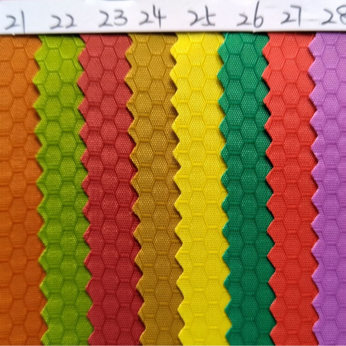 200D Honeycomb GriDs PU Waterproof (thickness: 0.28mm)