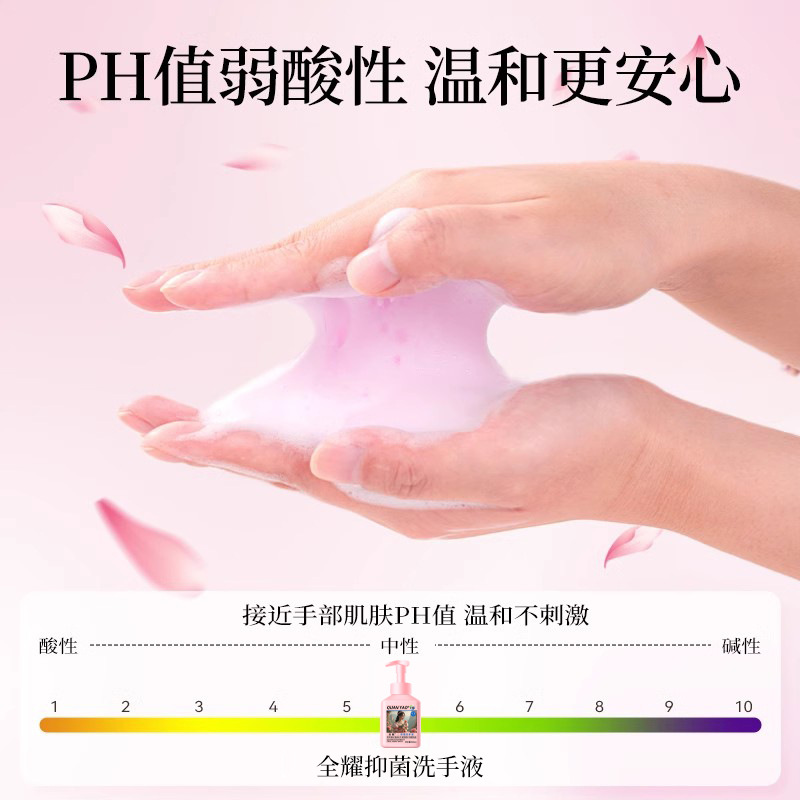 Quanyao Antibacterial Hand Sanitizer Vegetable and Fruit Fragrance Kindergarten Bubble Hand Sanitizer Foam Type Antibacterial Disinfection Kidsren's Hand Sanitizer