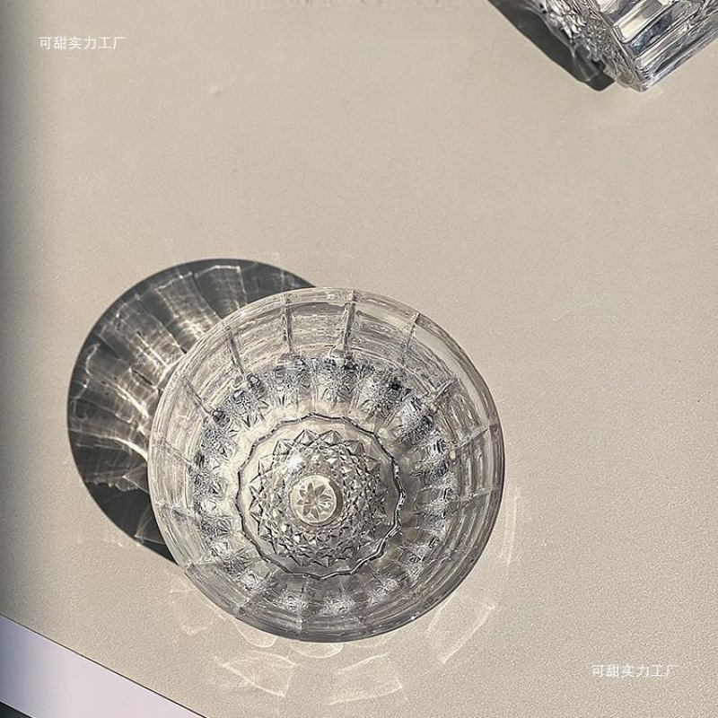 Crystal Glass Edo Kiriko Star Cup Whiskey Glass Home Gift Collection Light Luxury Crafts