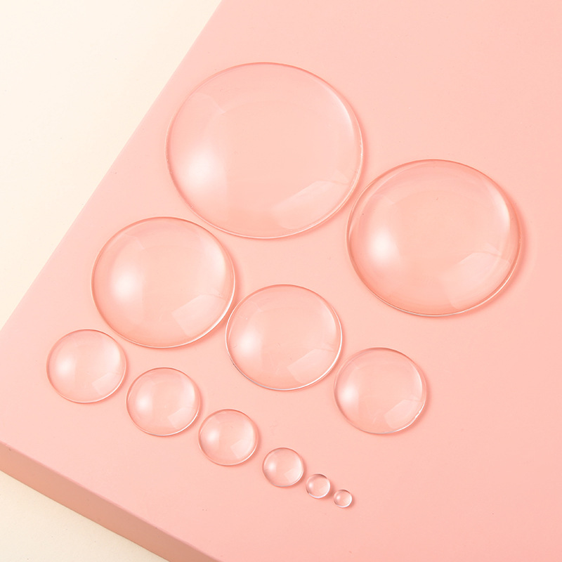 Временной камень стеклянная наклейка круглый магнит на холодильник белый эмбрион маникюр цветная пластина бини ногтевой патч кукольный глаз зрачок