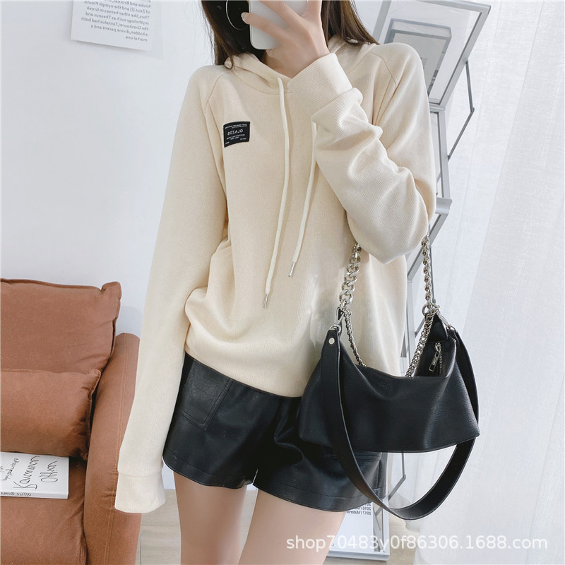 Spring and Autumn Maternity Wear for Going Out, Postpartum Clothing, Nursing Sweatshirt, Hooded Left and Right Open Nursing Clothing 9210