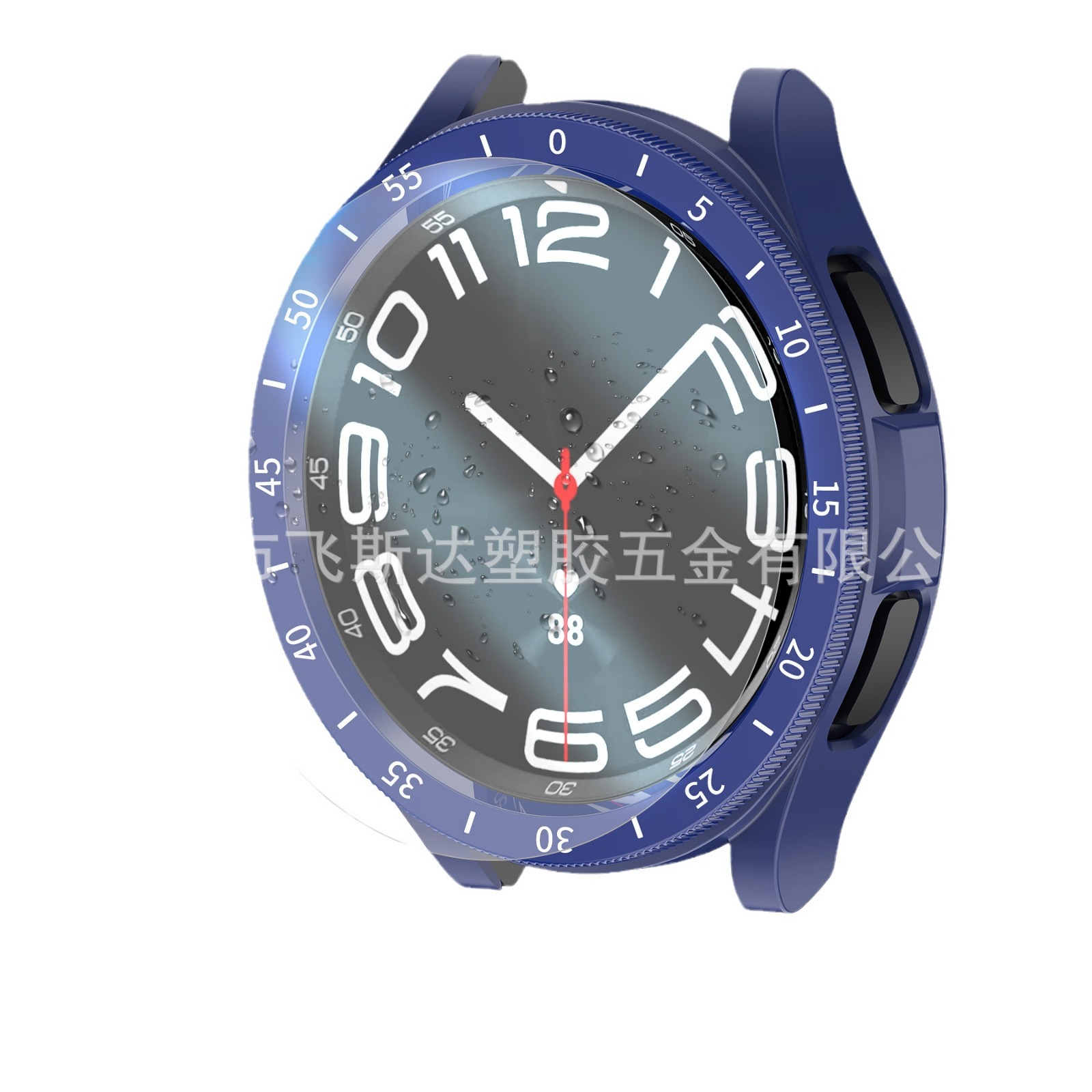 Suitable for Samsung Galaxy Watch6 43/47mm Watch Protective Case + Film + Ring Fuel Injection Pc Case