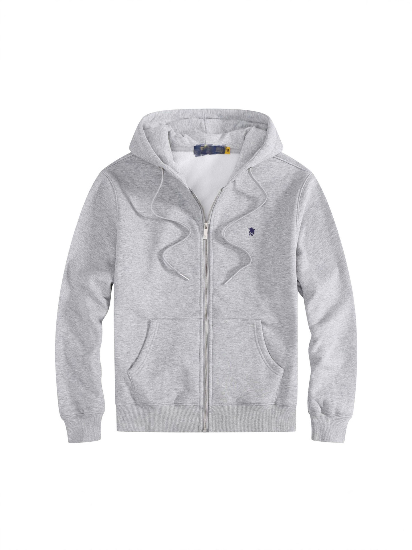 Cross-Border Exclusive Trendy Brand Thickened Polo Polo Casual Suit Couple Pure Cotton Pony Logo Cardigan Hooded Sweatshirt Rl