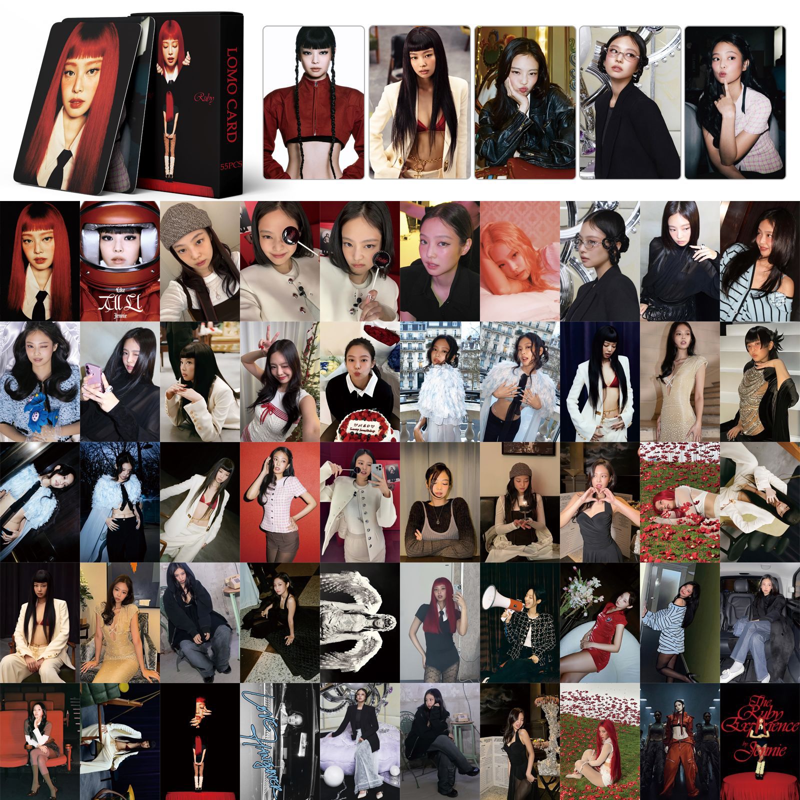 55Pcs Bp Kim Ji-Ni Lomo Card