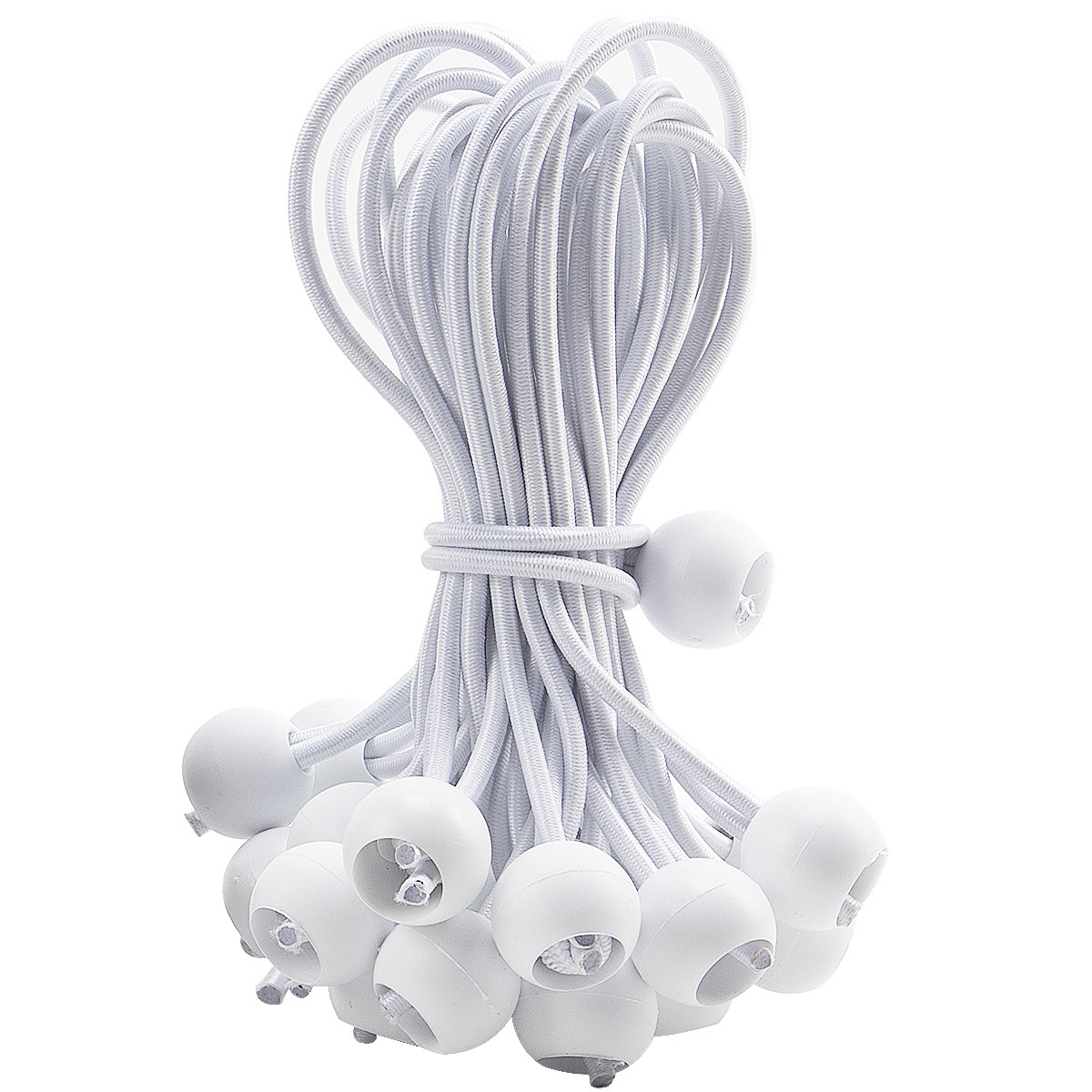 Outdoor camping canopy tent fixed storage elastic rope plastic ball elastic rope strapping storage elastic ball rope