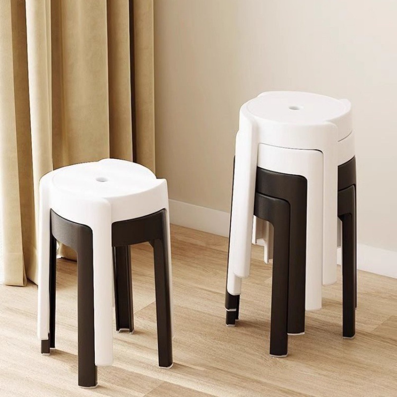 Пластиковый табурет, запасной домашний табурет, складной утолщенный табурет ветряной мельницы, современная простая пластиковая скамейка, обеденный стол, табурет циклонного стула