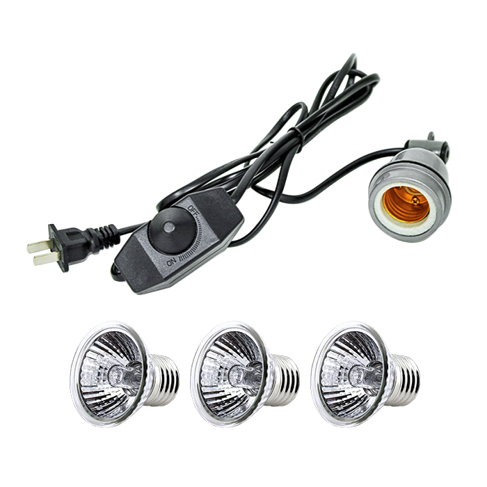 Lighting heating lamp heating insulation lamp turtle sun-drying back lamp pet uva heating uvb bulb calcium supplement solar light monitor