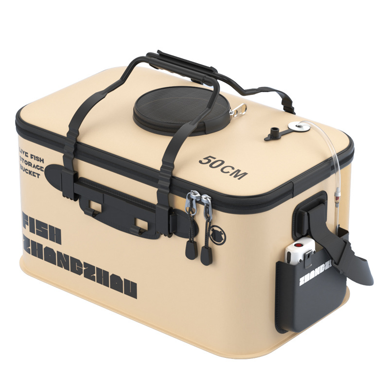 Live fish bucket folding fishing bucket fish box fish bucket large fishing bucket integrated bucket a batch of fishing bucket