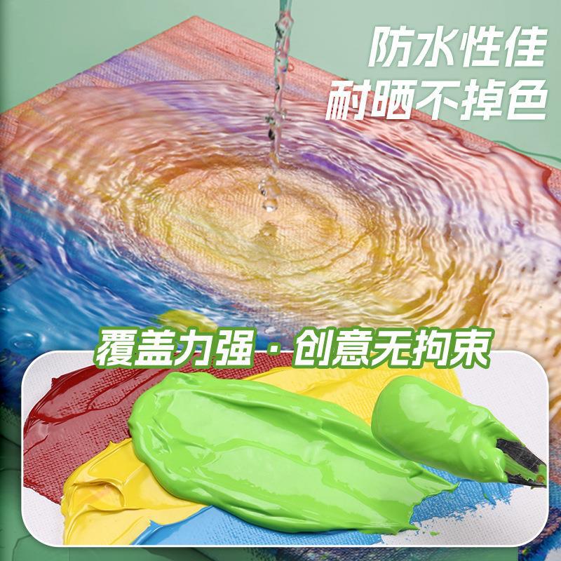 Marley Brand Acrylic Paint Bag 100ml Refill Bag White Waterproof Sunscreen Non-Fading Special for Art Students