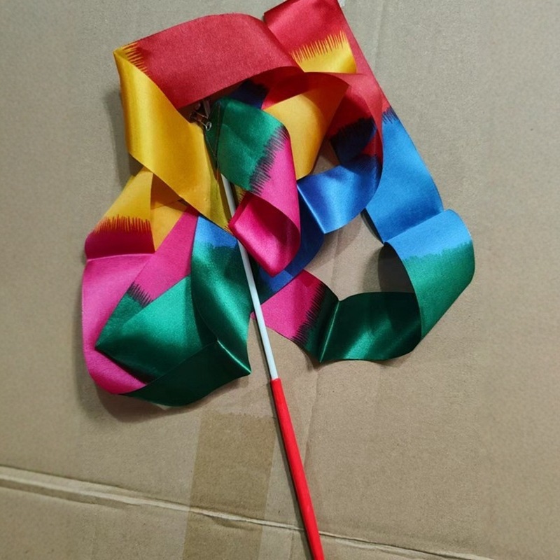 4m Gymnastics Ribbons Colorful Ribbons Adult Art Dance Performance Props Dancing Ribbons Children's Toy Streamers