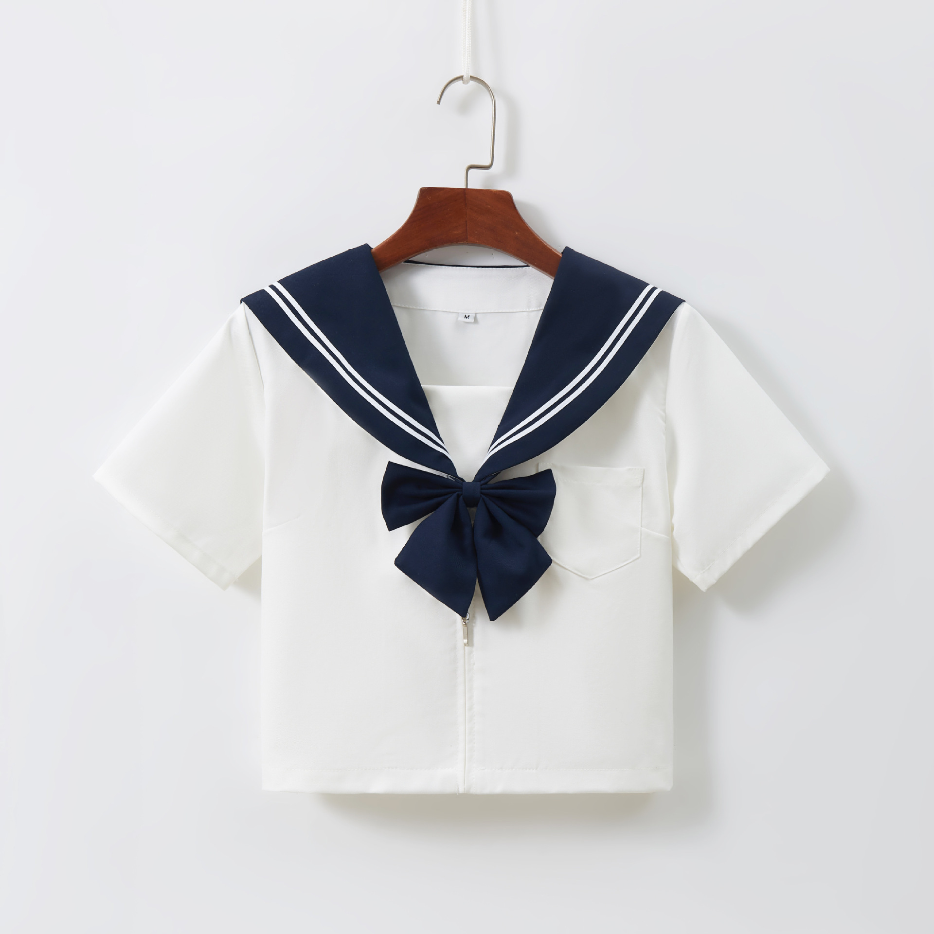 New Japanese blue collar white two jk sailor suit orthodox suit long sleeve college style pleated skirt factory supply