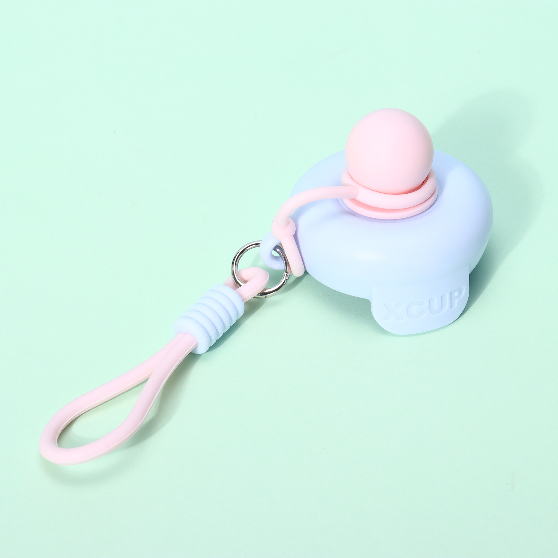 High-Looking 316 Stainless Steel Floating Ball Thermos Cup New Cartoon Flower Tea Plastic Straw Cup Rope Water Cup Wholesale