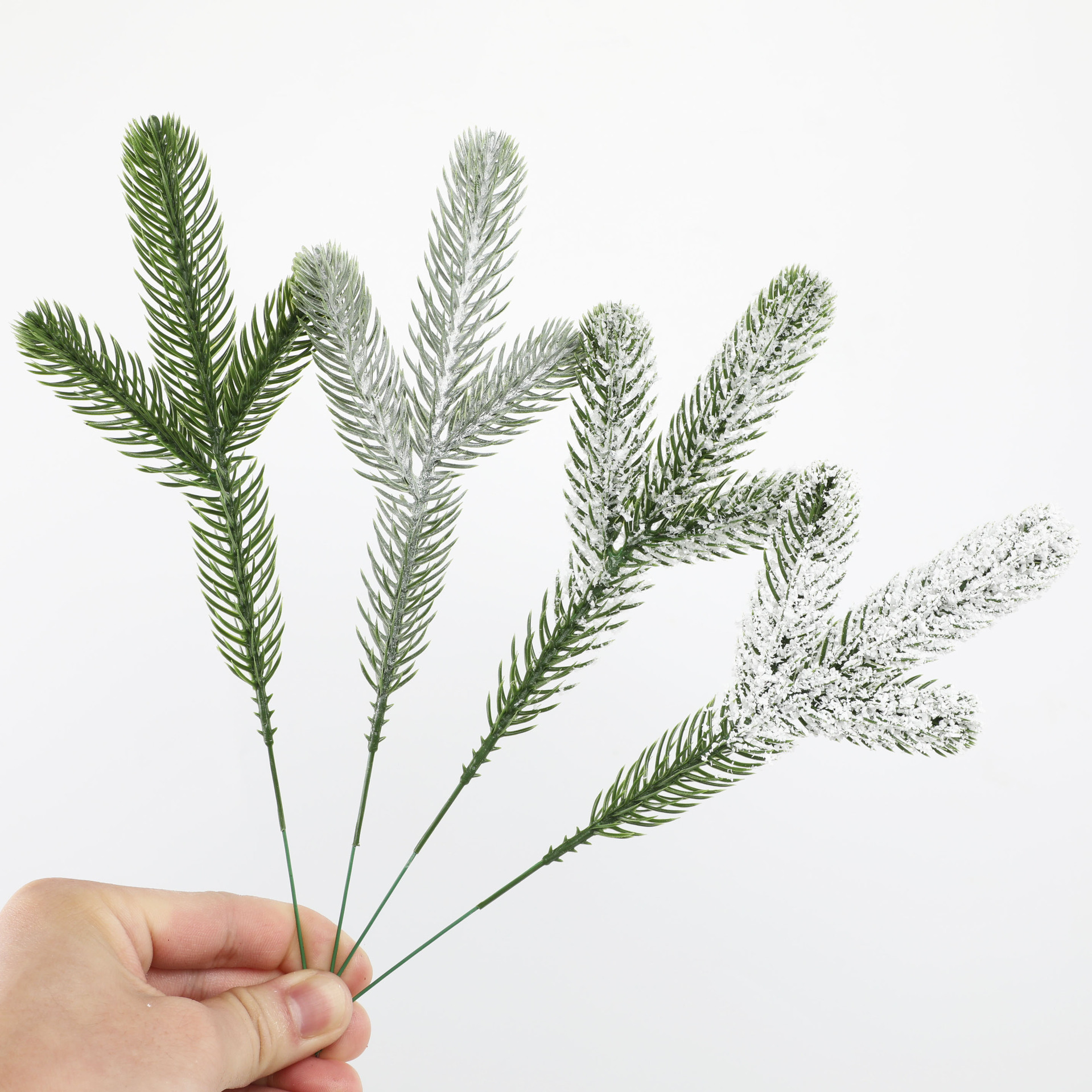 Симуляция цветка готовый зеленый растительный пластиковый цветок Рождественские аксессуары свадебные реквизиты Декор для дома цветочные ремесла оптом