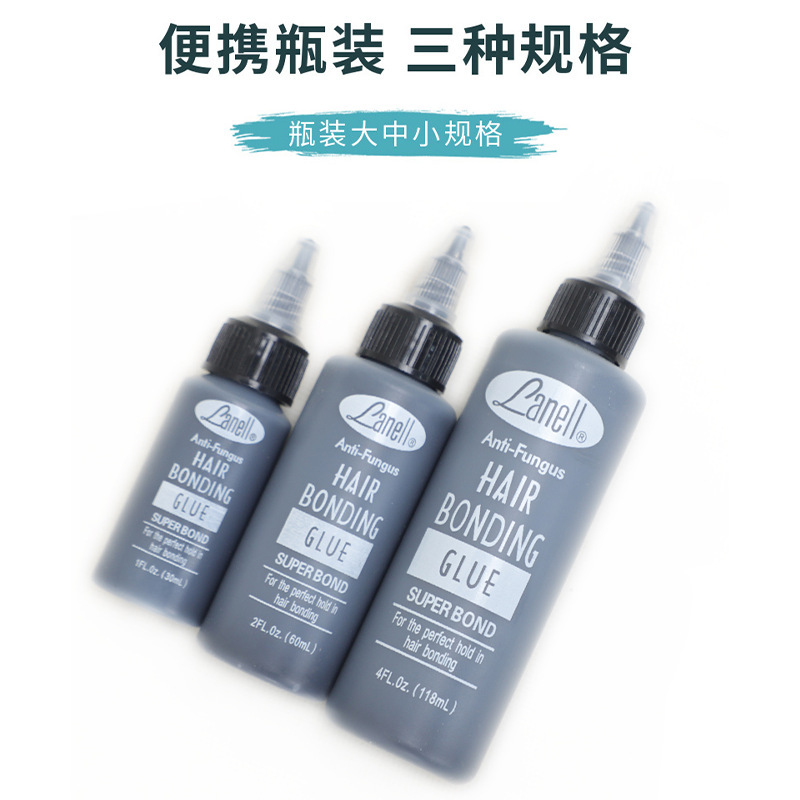 Cross-border wig hair curtain black glue hair extension tool fast hair extension gel eyelash makeup glue hair extension ecological glue