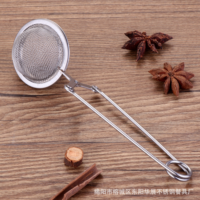 Huazhan large supply (hot stainless steel tea ball/tea/tea filter/tea filter export tea compartment